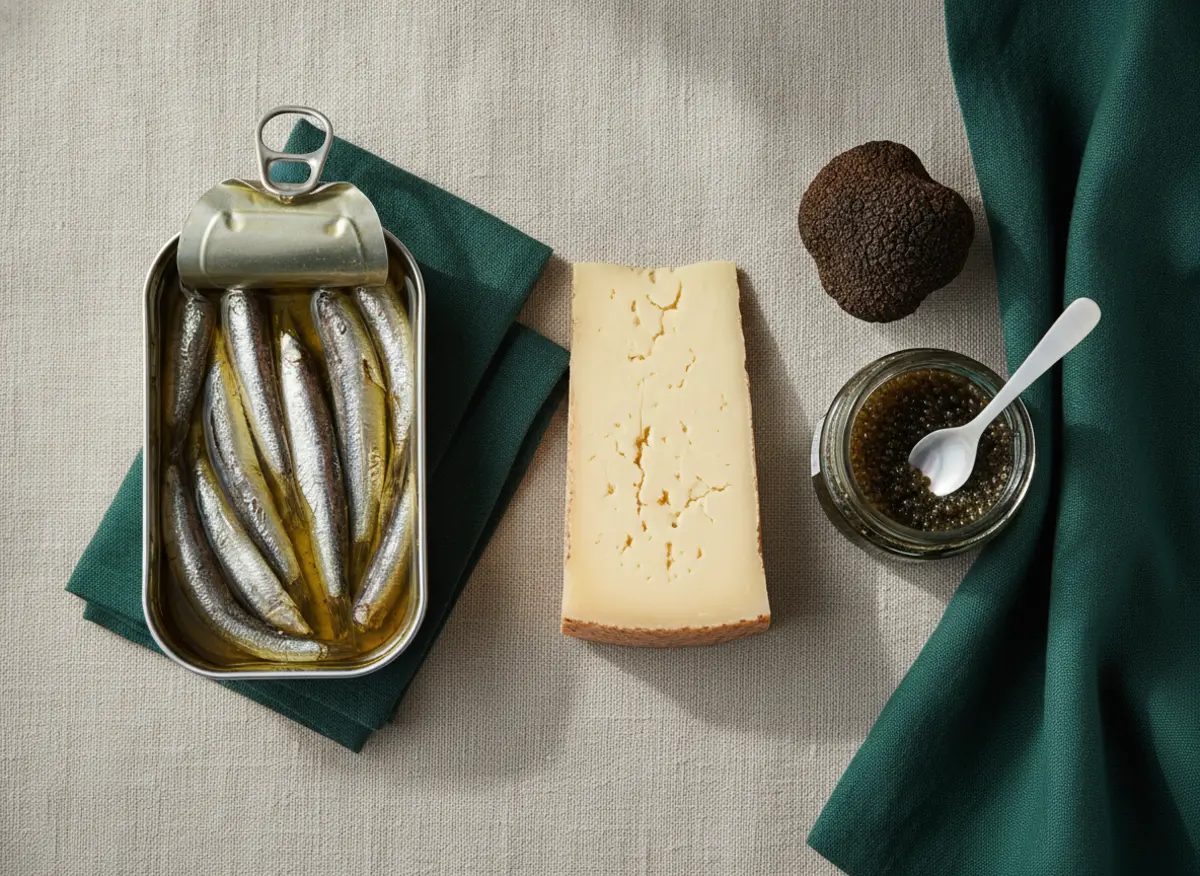 Chef meticulously arranging ingredients on a plate in a professional kitchen